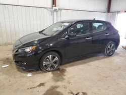 Salvage cars for sale from Copart Pennsburg, PA: 2021 Nissan Leaf SL Plus