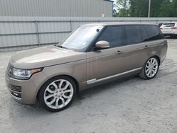 Salvage cars for sale at Gastonia, NC auction: 2015 Land Rover Range Rover Supercharged