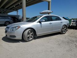 Chevrolet salvage cars for sale: 2012 Chevrolet Malibu 1LT