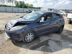 Salvage cars for sale at Harleyville, SC auction: 2012 Ford Fiesta SE