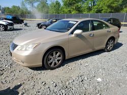 Salvage cars for sale at Waldorf, MD auction: 2008 Lexus ES 350