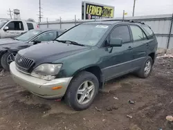 Salvage cars for sale at Dyer, IN auction: 2000 Lexus RX 300