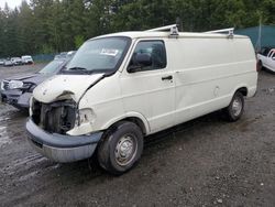 Salvage trucks for sale at Graham, WA auction: 2003 Dodge RAM Van B2500