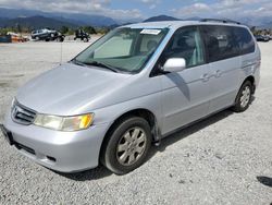 Salvage cars for sale at Mentone, CA auction: 2002 Honda Odyssey EXL