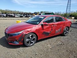 Salvage cars for sale at Windsor, NJ auction: 2021 Hyundai Elantra SEL