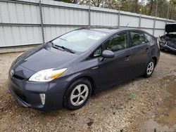 Salvage cars for sale at Austell, GA auction: 2013 Toyota Prius