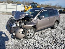 Salvage cars for sale at Barberton, OH auction: 2015 Subaru Forester 2.5I Limited