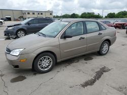 Salvage cars for sale from Copart Wilmer, TX: 2005 Ford Focus ZX4