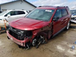Salvage cars for sale at Pekin, IL auction: 2015 Ford Explorer XLT