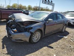 Salvage cars for sale at Columbus, OH auction: 2014 Ford Fusion SE Hybrid