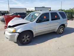 Salvage cars for sale from Copart Orlando, FL: 2005 Ford Escape Limited