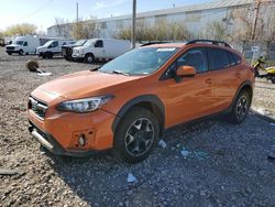 Subaru Crosstrek salvage cars for sale: 2019 Subaru Crosstrek Premium