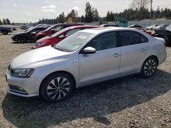 Volkswagen salvage cars for sale: 2016 Volkswagen Jetta Hybrid