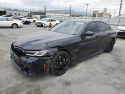 Salvage cars for sale at Sun Valley, CA auction: 2022 BMW 530E