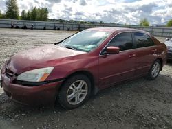 Salvage cars for sale from Copart Arlington, WA: 2005 Honda Accord EX