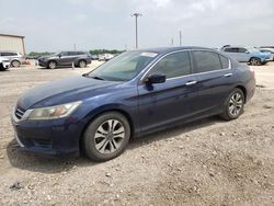 Salvage cars for sale at Temple, TX auction: 2015 Honda Accord LX