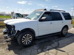 Salvage cars for sale at Woodhaven, MI auction: 2017 Ford Expedition XLT