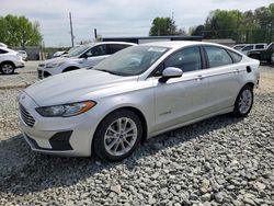 Salvage cars for sale at Mebane, NC auction: 2019 Ford Fusion SE