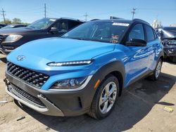 Salvage cars for sale from Copart Chicago Heights, IL: 2022 Hyundai Kona SEL