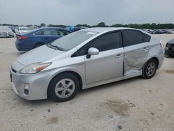 Salvage cars for sale from Copart San Antonio, TX: 2011 Toyota Prius