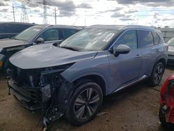 Salvage cars for sale from Copart Elgin, IL: 2021 Nissan Rogue SL
