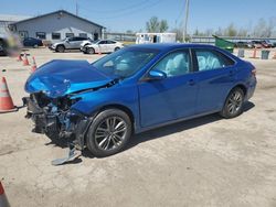 Salvage cars for sale at Pekin, IL auction: 2017 Toyota Camry LE