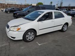 Salvage cars for sale from Copart Wilmington, CA: 2004 Toyota Corolla CE
