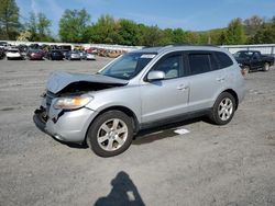 Salvage cars for sale from Copart Grantville, PA: 2008 Hyundai Santa FE SE