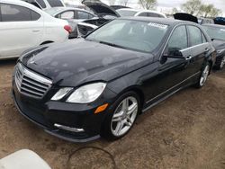 Salvage cars for sale from Copart Elgin, IL: 2013 Mercedes-Benz E 350 4matic