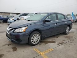 Salvage cars for sale from Copart Grand Prairie, TX: 2015 Nissan Sentra S