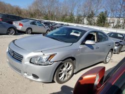 Salvage cars for sale at North Billerica, MA auction: 2014 Nissan Maxima S