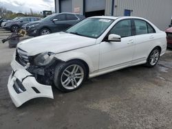 Salvage cars for sale from Copart Duryea, PA: 2013 Mercedes-Benz C 300 4matic