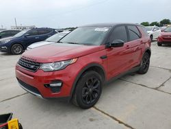 Salvage cars for sale at Grand Prairie, TX auction: 2015 Land Rover Discovery Sport HSE