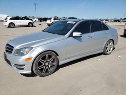 Salvage cars for sale from Copart Wilmer, TX: 2014 Mercedes-Benz C 250