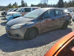 Salvage cars for sale from Copart Graham, WA: 2014 Ford Focus S