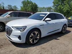 Audi e-tron Prestige Vehiculos salvage en venta: 2019 Audi E-TRON Prestige