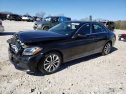 Salvage cars for sale at West Warren, MA auction: 2018 Mercedes-Benz C 300 4matic