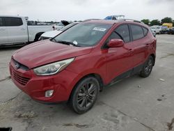 Salvage cars for sale at Grand Prairie, TX auction: 2014 Hyundai Tucson GLS