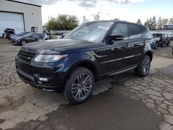 Land Rover Range Rover salvage cars for sale: 2016 Land Rover Range Rover Sport HST