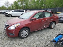 Salvage cars for sale at Waldorf, MD auction: 2019 Nissan Versa S