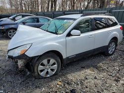 Salvage cars for sale from Copart Candia, NH: 2012 Subaru Outback 2.5I Premium