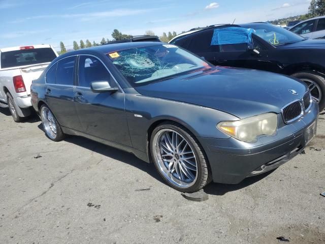 2002 BMW 745 I