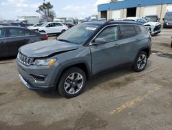 Salvage cars for sale at Woodhaven, MI auction: 2020 Jeep Compass Limited