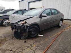 Salvage cars for sale from Copart Chicago Heights, IL: 2017 Toyota Corolla L