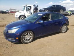 Salvage cars for sale at Brighton, CO auction: 2012 Chevrolet Cruze ECO