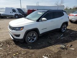Salvage cars for sale at Woodhaven, MI auction: 2020 Jeep Compass Limited