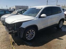 Salvage cars for sale from Copart Chicago Heights, IL: 2017 Volkswagen Tiguan S
