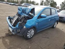 Salvage cars for sale at Denver, CO auction: 2018 Mitsubishi Mirage ES