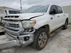 Salvage cars for sale from Copart Houston, TX: 2014 Toyota Tundra Crewmax Platinum