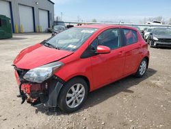 Salvage cars for sale from Copart Central Square, NY: 2016 Toyota Yaris L